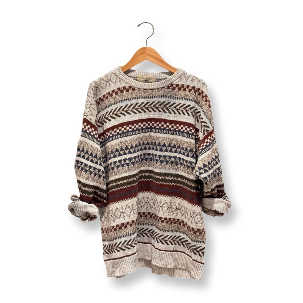 Vintage | Fargo Clothing Supplier Multicolor Crewneck Sweater